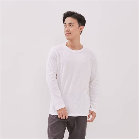 Jual Koze Long Sleeve Premium Comfort Premium Combed S White T