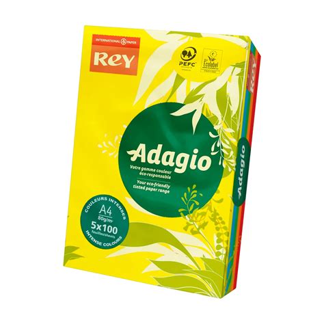 Papel Adagio De Color Din A G Hojas Colores Surtidos