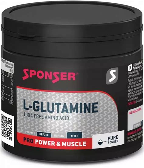 Sponser L Glutamine Pure Neutral G Dose Pulver E Bikes You