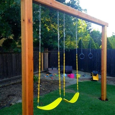 Fresh How To Make A Swing Set With Regard To How To Build A Swing Frame