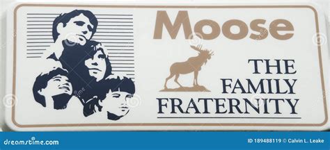 Loyal Order Of The Moose Building Merrit Island Florida Editorial Photo