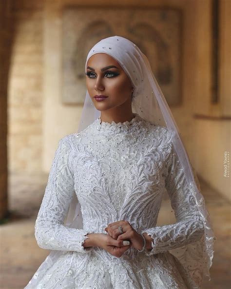 Pin On Bridal Hijab حجاب الزفاف