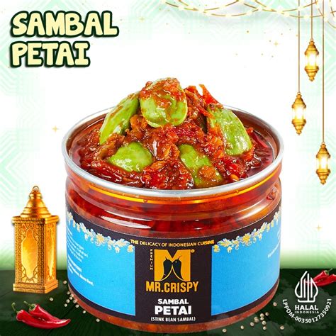 Jual Sambal Cumi Asin Pete Bajak Ebi Teri Medan Sambel Mr Crispy