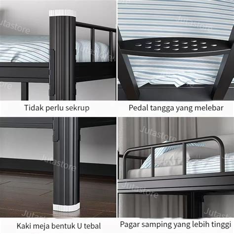 Tempat Tidur Tingkat Ranjang Tingkat Besi Ranjang Susun Ranjang Tingkat