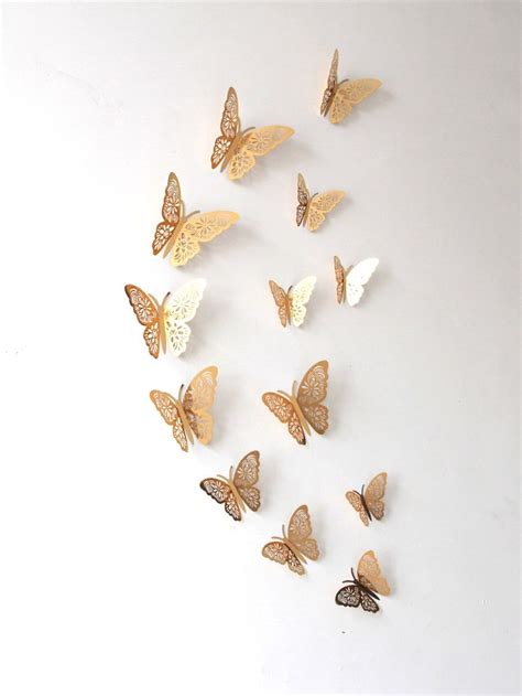 3d Butterfly Wall Sticker 12pcs Butterfly Wall Decor Butterfly Wall Stickers 3d Butterfly