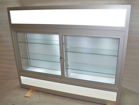 Glass Wall Mounted Display Cabinet Custom Display Cabinets