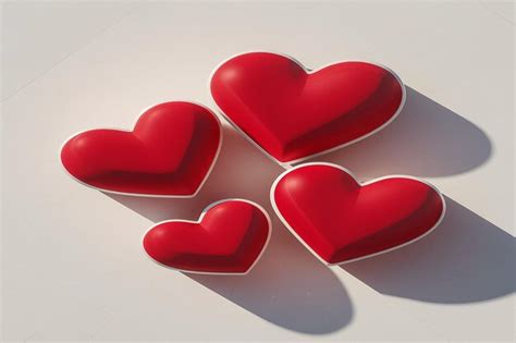 Premium Vector A Red Heart Shaped Box With A White Background