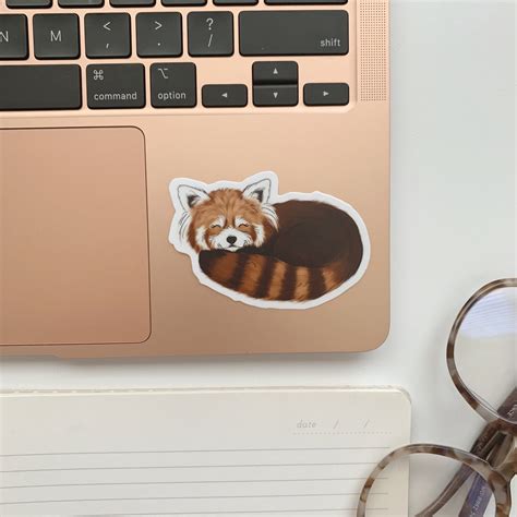 Red Panda Sticker – KT's Canvases