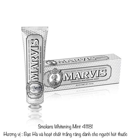 Kem Nh R Ng Marvis Smokers Whitening Mint Ml Shopee Vi T Nam