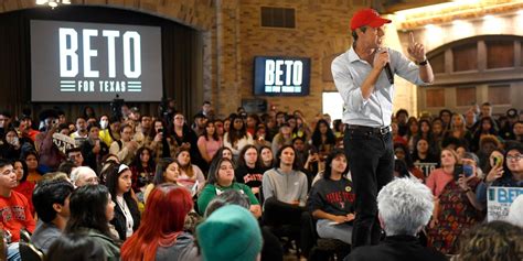 Why Beto O’Rourke Spends So Much Time Visiting Colleges