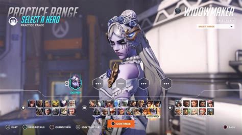 Ps New Ghostly Bride Widowmaker Skin Gameplay Overwatch Season