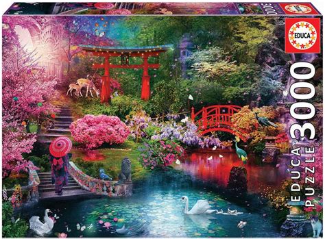 3000 Piece Japanese Garden Jigsaw Puzzle by Educa Borras - Walmart.com