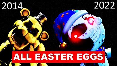 FNAF All EASTER EGGS Security Breach New World Videos