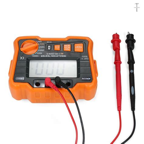 Kkmoon Insulation Resistance Tester Dcv Acv Meter V Ground Megger