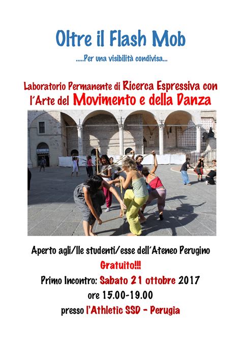 Oltre Il Flash Mob Danzamovimentoterapia