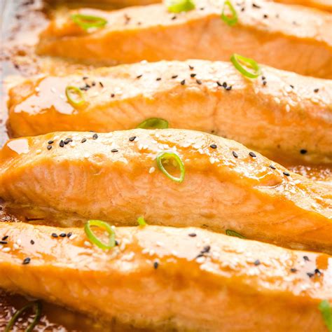 Easy Glazed Miso Salmon Oven Baked The Busy Baker