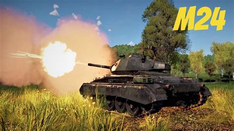 4K UHD War Thunder Tanks M24 Maximum 24 Gameplay Tips History YouTube