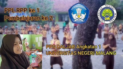 Ppl Rpp Pemb Ke Ppg Daljab Angkatan Tahun Lptk Um M