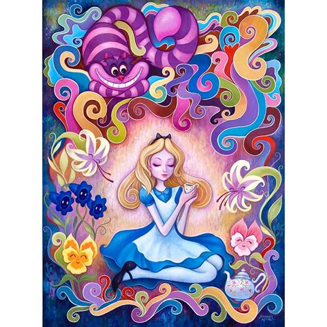 Cartoon 5D Diamond Painting Kit Alice In Wonderland Paint By Diamond