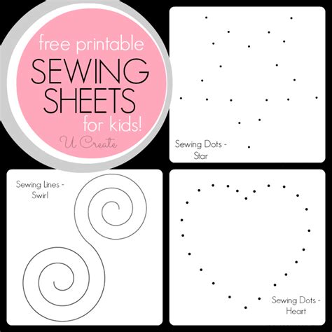 Sewing Sheets For Kids U Create