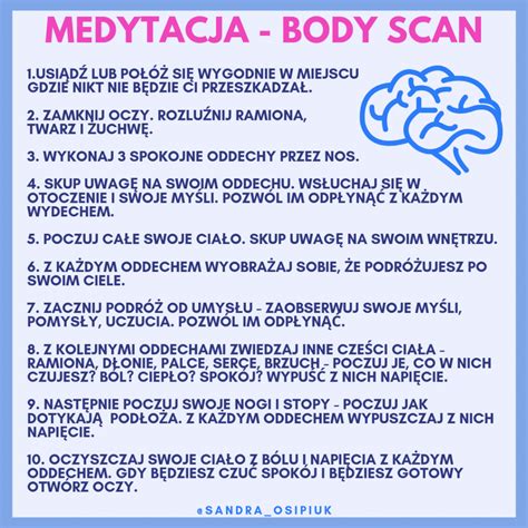 Medytacja Body Scan Sandra Osipiuk Fizjoterapia