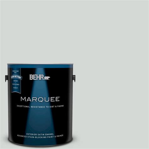 BEHR MARQUEE 1 Gal 710E 2 Pensive Sky Satin Enamel Exterior Paint