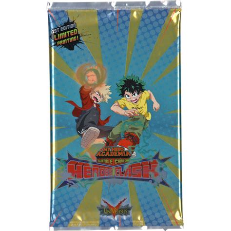 My Hero Academia CCG Heroes Clash Booster Pack 1st Edition Card