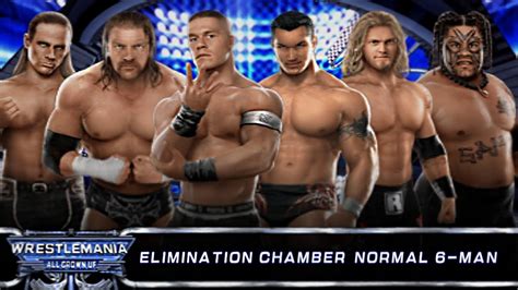 WWE SVR 2008 Eliminition Chamber John Cena Vs Triple H Vs HBK Vs