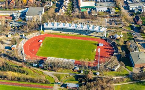 Bochum von oben Sportstätten Gelände der Arena des Stadion