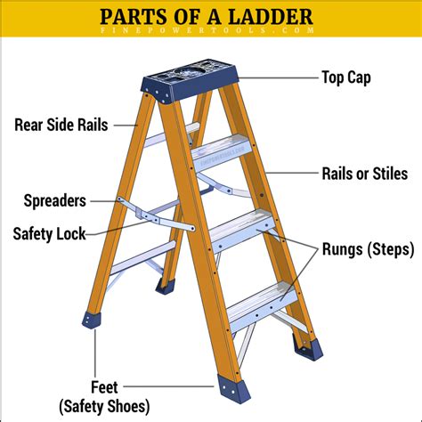 Parts of a Ladder (Explained With Diagram)