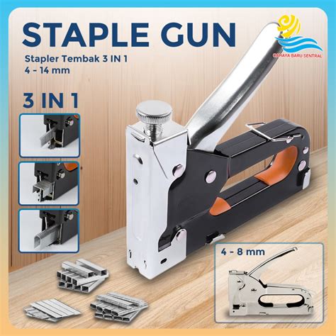 Jual Staples Tembak Alat Stapler Tembak Guntacker Jepretan Jok Kulit