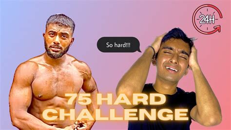 Trying Ankit Baiyanpurias 75 Hard Challenge For 24 Hours Youtube