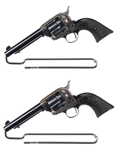 Consecutive Pair Of Colt 1st Gen Single Action Army Revolvers Rock Island Auction