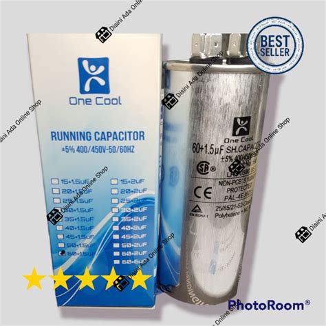 Jual Kapasitor Ac Uf Soket Running Capacitor Kapacitor