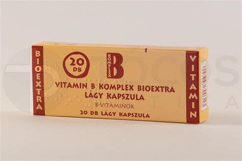 Vitamin B komplex Bioextra lágy kapszula 20x