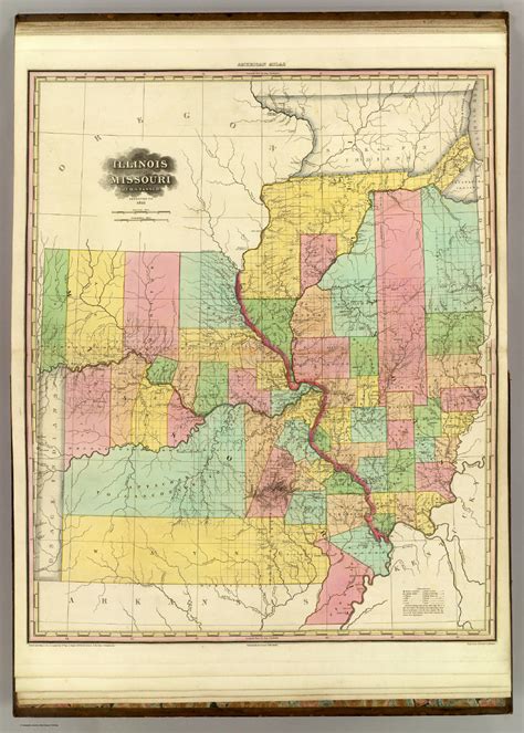 Illinois And Missouri David Rumsey Historical Map Collection