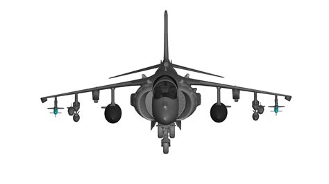 Archivo Obj Mcdonnell Douglas Av 8b Harrier Ii ️・modelo De Impresión 3d