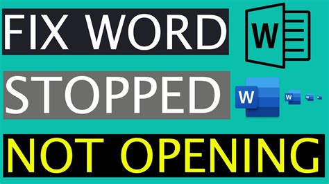 How To Fix Microsoft Word Is Not Responding Starting Or Opening On