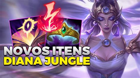 TESTANDO OS NOVOS ITENS NA DIANA JUNGLE NO WILD RIFT YouTube