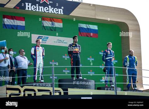 Podium Viscaal Bent Nld Trident Dallara F2 Daruvala Jehan Ind Carlin Dallara F2