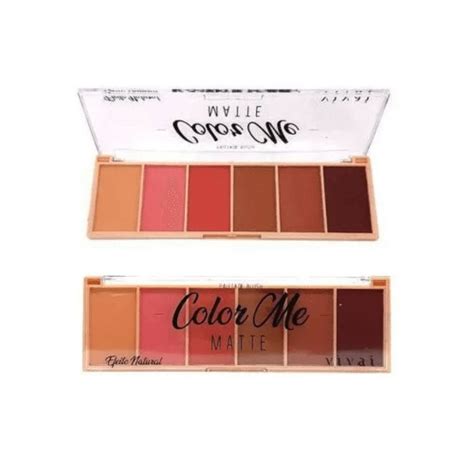 Paleta De Blush Matte Efeito Natural Maquiagem Color Me Vivai Shopee