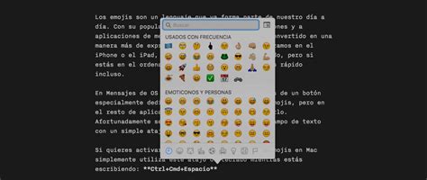 C Mo Activar R Pidamente El Teclado Emoji En Os X