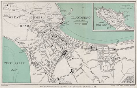 Llandudno Town Centre Map