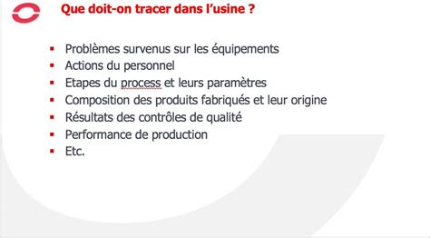 MES Manufacturing Execution System Leçon 3