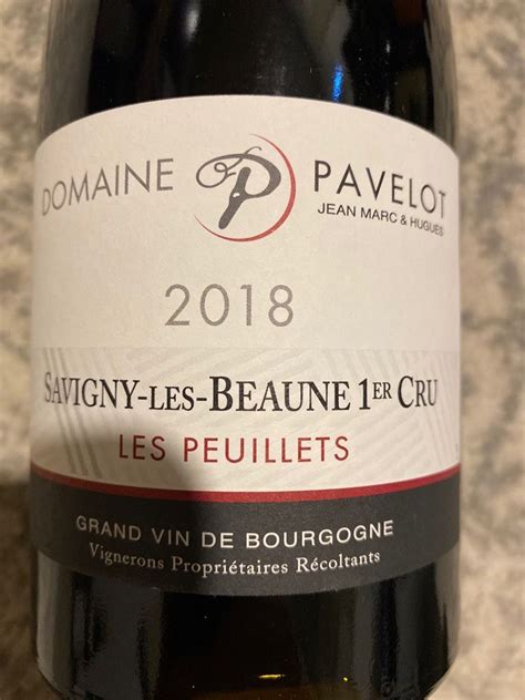 Domaine Pavelot Jean Marc Et Hugues Savigny L S Beaune Er Cru