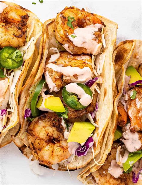 Grilled Shrimp Tacos The Chunky Chef