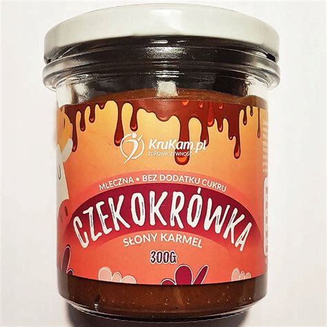 KruKam mleczna czekokrówka słony karmel 300 g 12170732320 Allegro pl