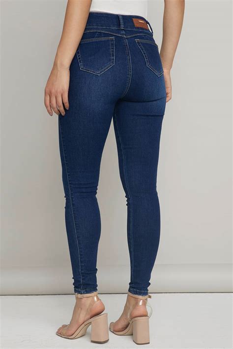 Mossimo Jeans Skinny Tiro Alto Mujer Mossimo