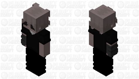 Full black Boy Minecraft Skin