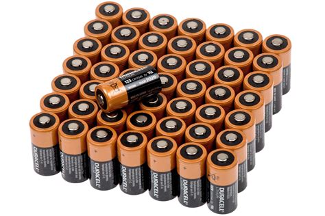 Duracell CR123A battery, set of 50 pcs. | Advantageously shopping at ...